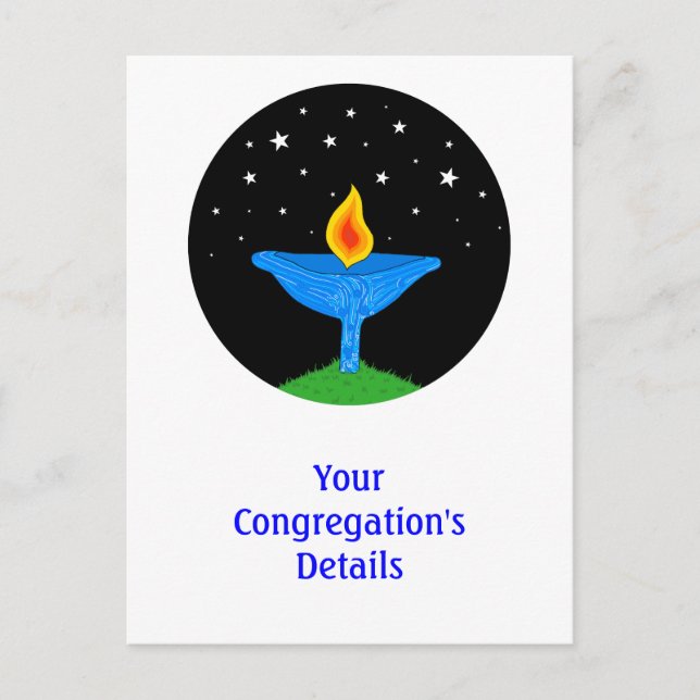 Personalized UU Chalice Postcards (Front)