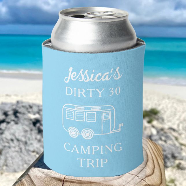 Personalized Vacation Birthday Party Favour Custom Can Cooler (Creator Uploaded)