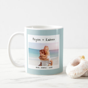 Personalized Vacation Photo Memory Keepsake Coffee Mug
