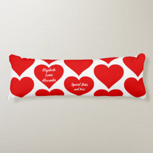 Personalized Valentine Memory Body Pillow