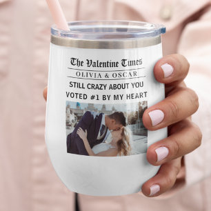 Personalized Valentine Newspaper Photo