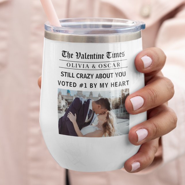 Personalized Valentine Newspaper Photo (Creator Uploaded)