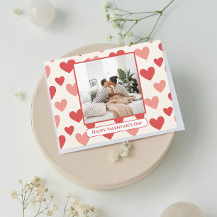 Personalized Valentine Photo Heart Postcard