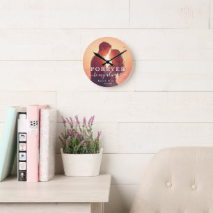 Personalized Valentine’s Day Gift Round Clock