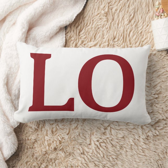 Personalized Valentine’s Day Love Throw Pillow (Blanket)