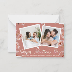 Personalized Valentine’s Day Photo Card   Custom C