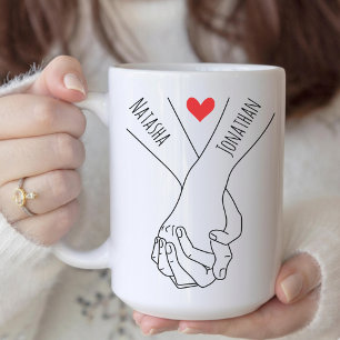 Personalized Valentine’s Mug Gift for His and Hers