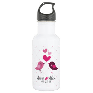 Personalized Valentine Wedding Anniversary Bottle