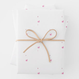 Personalized Valentines Bubble Gum Ball Machine Wrapping Paper Sheet