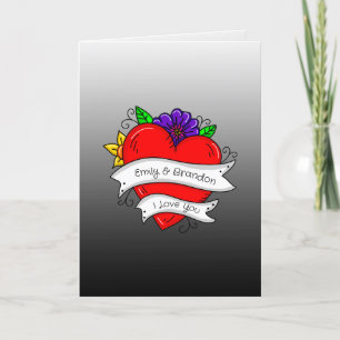 Personalized Valentine's Day    Card