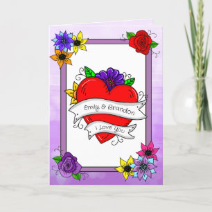 Personalized Valentine's Day  Card