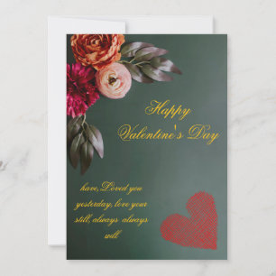 Personalized Valentine's Day Card 