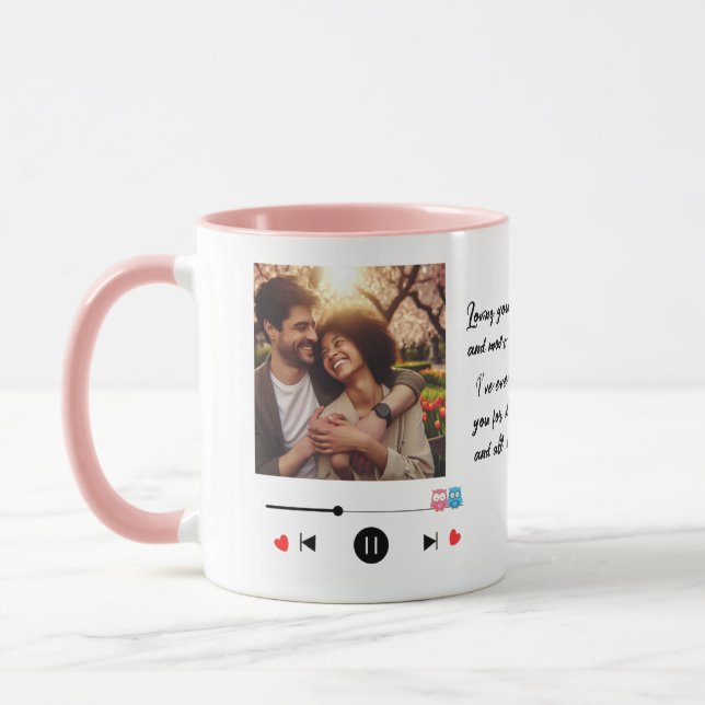 Personalized Valentine's Day Coffee Mug (Left)