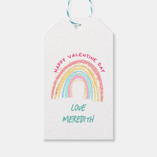 Personalized Valentine's day gift tag