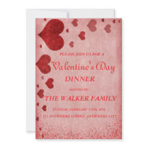 Personalized Valentine's Day Invitation Card