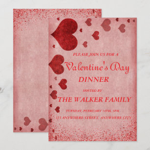 Personalized Valentine's Day Invitation Card