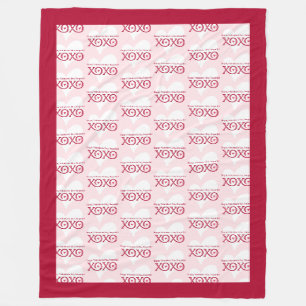 Personalized Valentine's Day Large Fleece Blanket