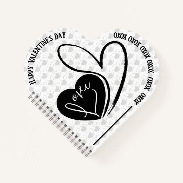 Personalized Valentine's Day Love Notebook (Front)