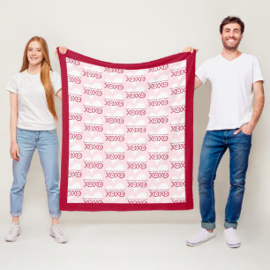 Personalized Valentine's Day Medium Fleece Blanket