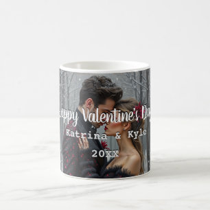 Personalized Valentine's Day Photo & Name Coffee Mug