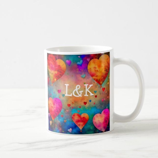 Personalized Valentine's Day Romantic Keepsake Coffee Mug (Right)