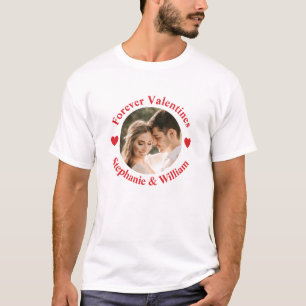 Personalized valentine's day romantic photo heart T-Shirt