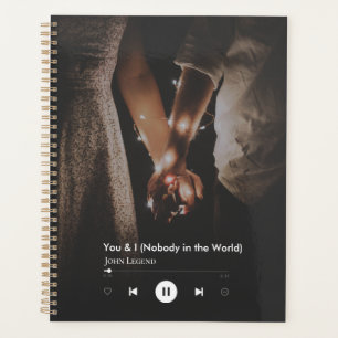 Personalized Valentine's Day Song Couple Photo Planner