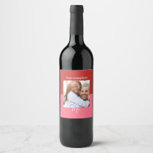 Personalized Valentine's Day Wine Label, Label