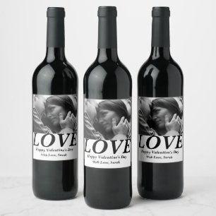 Personalized Valentine's Day Wine Label, Label