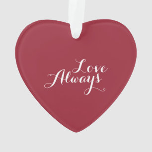 Personalized Valentine's Heart Ornament
