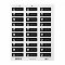 Personalized Vector Skull Return Address Labels