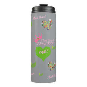 Personalized Vegan Bottle - Thermal Tumbler Mug