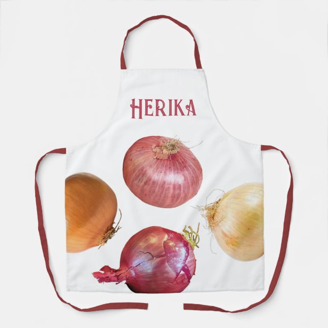 Personalized Veggie Apron (Front)