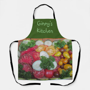 Personalized Veggie Platter Apron