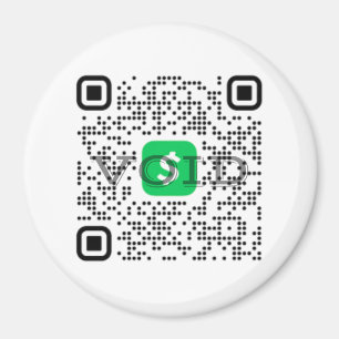 Personalized Venmo QR Code Magnet
