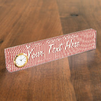 Personalized Vertical Retro Vintage Classic Stripe
