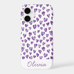 Personalized Very Peri Valentine Heart Case-Mate i