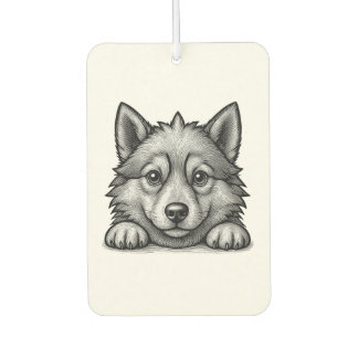 Personalized Veterinarian Husky Sketch Air Freshener