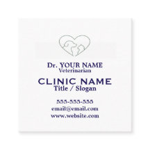 Personalized Veterinary Appointment Card