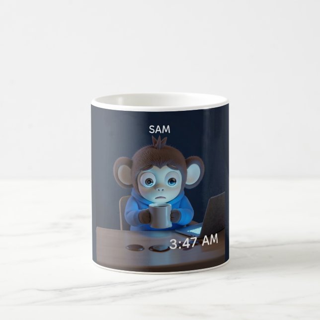Personalized Vibe Coder Funny Programmer Gift Coffee Mug (Center)