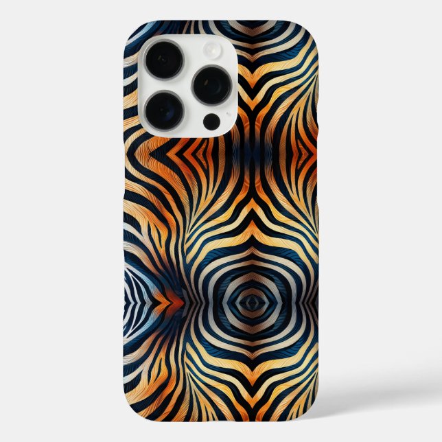 Personalized Vibrant Zebra Stripes: Colourful  Case-Mate iPhone Case (Back)