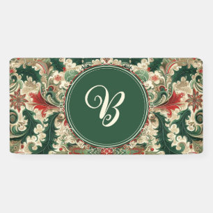 Personalized Victorian/Christmas Banner