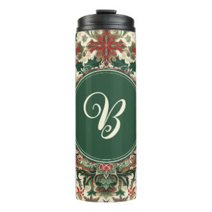 Personalized Victorian/Classic/Vintage Christmas Thermal Tumbler