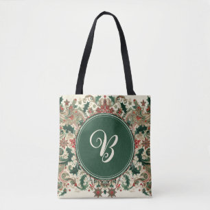 Personalized Victorian/Classic/Vintage Christmas Tote Bag