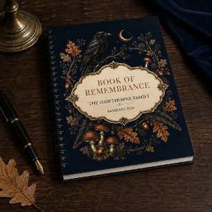 Personalized Victorian Samhain Book of Remembrance
