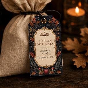 Personalized Victorian Samhain Botanical Favour Ta Gift Tags