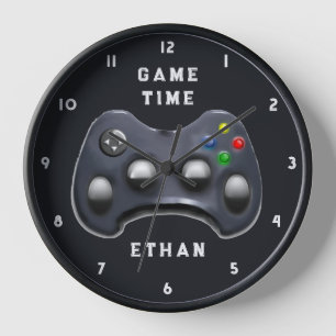 Personalized Video Gamer Clock