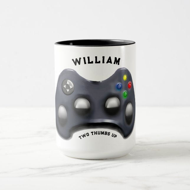 Personalized Video Gamer Mug (Center)