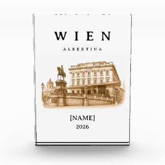 Personalized Vienna Albertina | Name & Year Photo Block