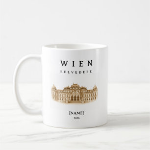 Personalized Vienna Belvedere Mug Name & Year